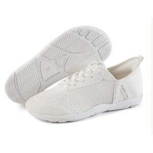 Hike Footwear HF Stride White Barefoot Minimalist Mesh Sneakers Mens 43 NWT